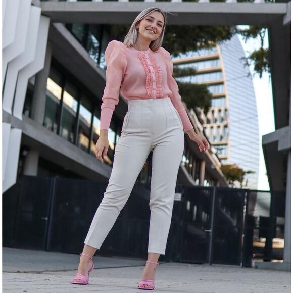 ZARA Semi-Sheer Top with Jewel Buttons NWT LAST ONE!!! - Picture 12 of 16